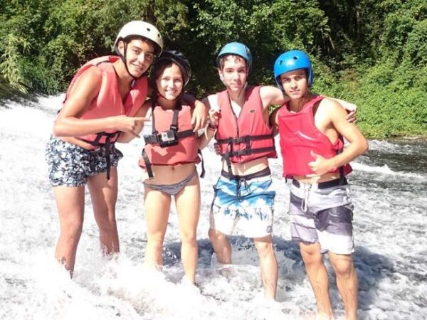 Kayak en Rio Ajuntament de Sant Gregori · Ajuntament de Sant Gregori · info@caiacinatura.com