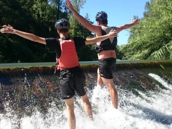 Kayak en Rio Ajuntament de Sant Gregori · Ajuntament de Sant Gregori · info@caiacinatura.com